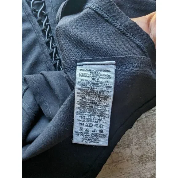 FREE PEOPLE Jacquie Laced Front Long Sleeve Top - Picture 6 of 6